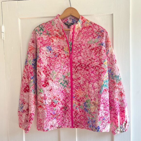 Johnny Was Floral Eyelet Jacket - Picture 5 of 11